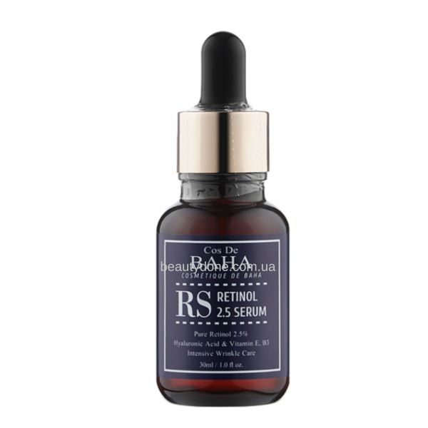 Сыворотка с ретинолом 2.5% COS DE BAHA RS Retinol 2.5 Serum 30 ml (Срок годности до 19-12-2026) copy_8539 фото Сыворотка с ретинолом 2.5% COS DE BAHA RS Retinol 2.5 Serum 30 ml (Срок годности до 19-12-2026) copy_8539 фото
