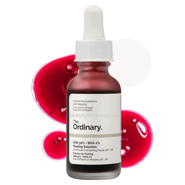 Кислотний пілінг THE ORDINARY AHA 30% + BHA 2% Peeling Solution 30 ml 4149 фото