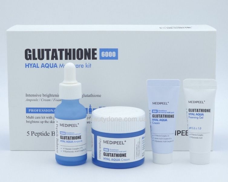 Увлажняющий набор с глутатионом и пептидами Medi-Peel Glutathione Hyal Aqua Multi Care Kit Set 1789 фото