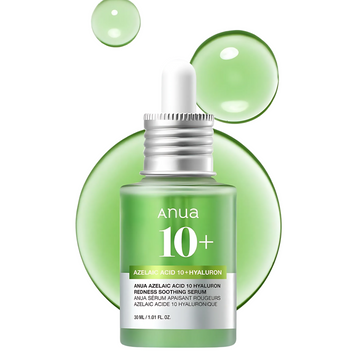 Мініатюра заспокійливої сироватки з 10 % азелаїнової кислоти Anua Azelaic Acid 10 Hyaluron Redness Soothing Serum 10 ml mini_7611 фото