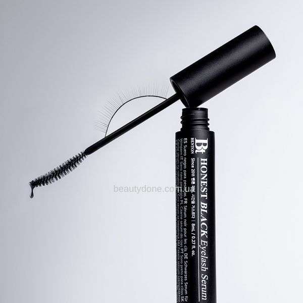 Чорна сироватка що окрашує і зміцнює вії 2в1 Benton Honest Black Eyelash Serum 8ml 8966 фото