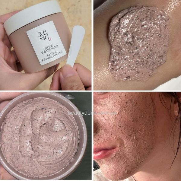 Глиняна маска для очищення пор Beauty Of Joseon Red Bean Refreshing Pore Mask 140 мл 6955 фото