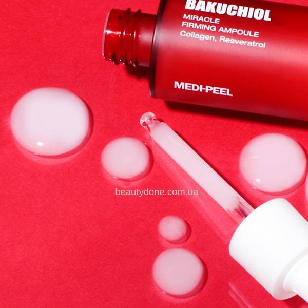 Зміцнююча сироватка з екстрактом бакучіола Medi Peel Bakuchiol Miracle Firming Ampoule 30 ml 8907 фото