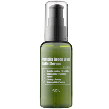 Сыворотка с экстрактом центеллы 49% Purito Centella Green Level Buffet Serum 60 ml 3257 фото