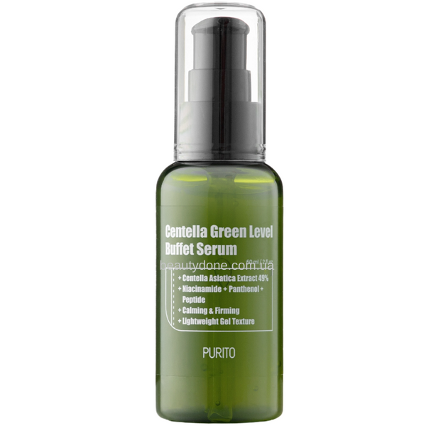 Сыворотка с экстрактом центеллы 49% Purito Centella Green Level Buffet Serum 60 ml 3257 фото