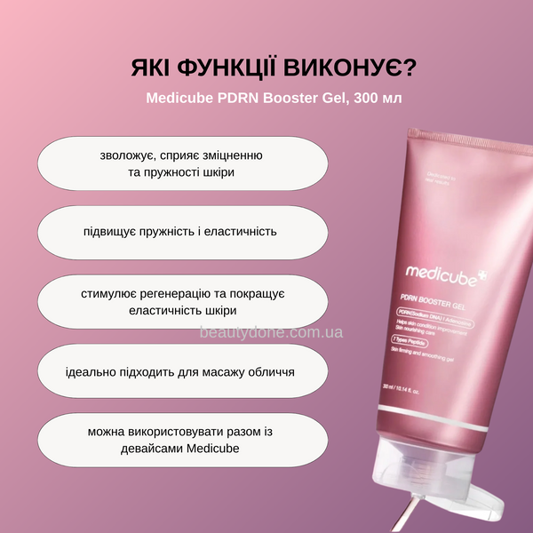 Бустер-гель з PDRN для масажу обличчя Medicube PDRN Booster Gel 300 мл  3921 фото