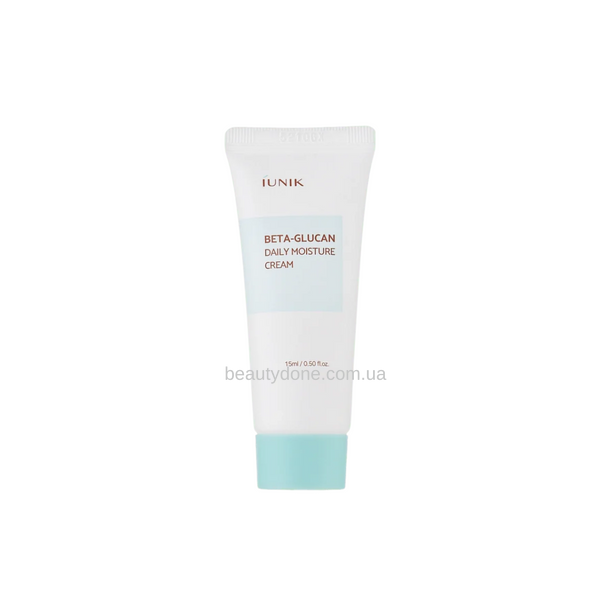 Крем с бета-глюканом зволожуючий IUNIK Beta Glucan Daily Moisture Cream 15 ml 5523 фото