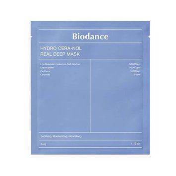 Гідрогелева маска для обличчя Biodance Hydro Cera-Nol Real Deep Mask 34 г 5991 фото