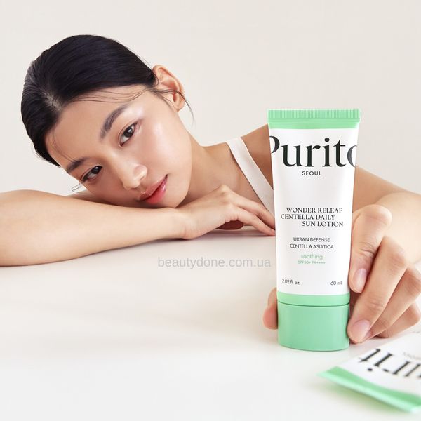 Сонцезахисний лосьон для чутливої шкіри Purito SEOUL Wonder Releaf Centella Daily Sun Lotion 60 ml 1983 фото