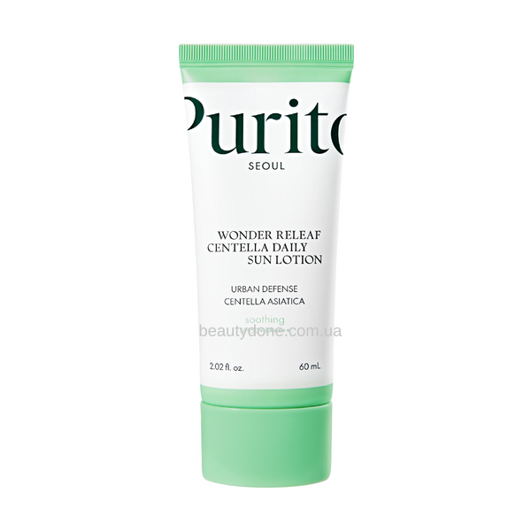 Солнцезащитный лосьон для чувствительной кожи Purito SEOUL Wonder Releaf Centella Daily Sun Lotion 60 ml 1983 фото