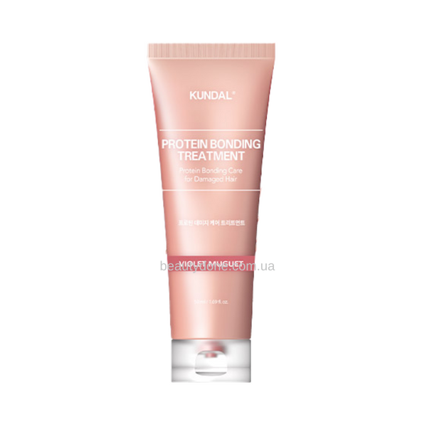 Протеиновый лечебный бальзам для волос KUNDAL Protein Bonding Treatment Violet Muguet 50 ml 5785 фото