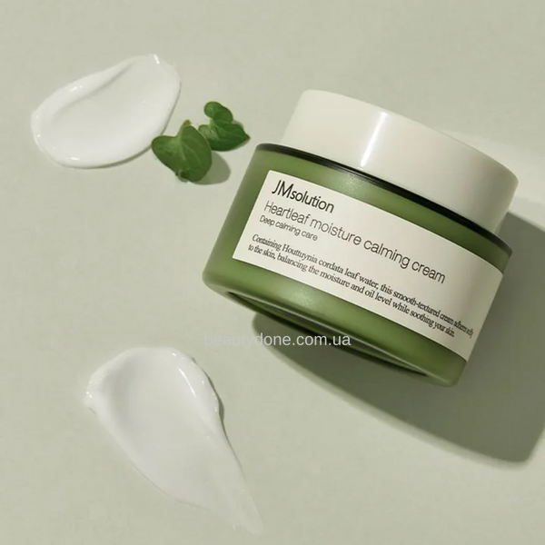 Заспокоючий зволожуючий крем JMsolution Heartleaf Moisture Calming Cream, 60 мл 3228 фото
