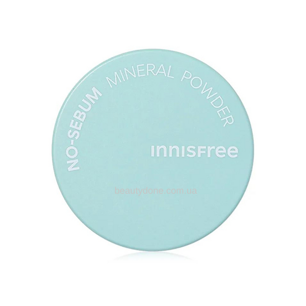 Минеральная мотирующая пудра INNISFREE No Sebum Mineral Powder 5g (обновленная улучшенная версия) 8882 фото