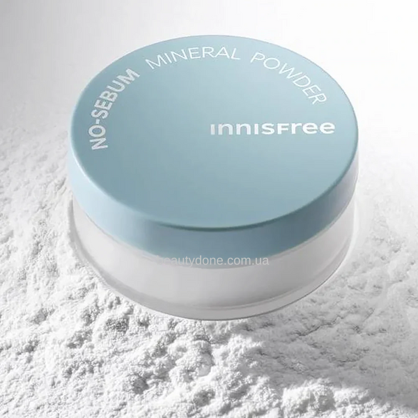 Минеральная мотирующая пудра INNISFREE No Sebum Mineral Powder 5g (обновленная улучшенная версия) 8882 фото