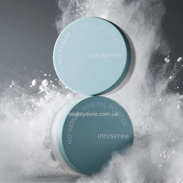 Мінеральна матуюча пудра INNISFREE No Sebum Mineral Powder 5g (оновлена покращена версія) 8882 фото