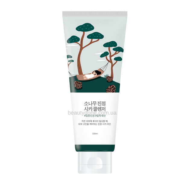 Очистительная пенка с экстрактом игл сосны ROUND LAB Pine Calming Cica Cleanser 150 ml 4964 фото