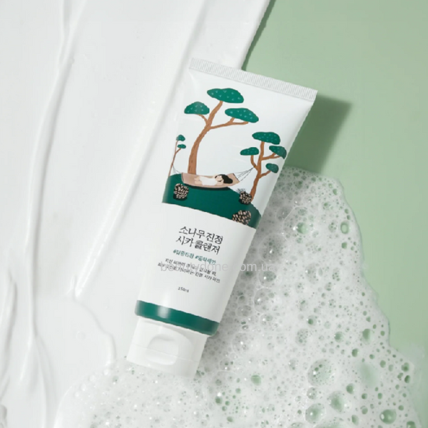 Очищувальна пінка з екстрактом голок сосни ROUND LAB Pine Calming Cica Cleanser 150 ml 4964 фото