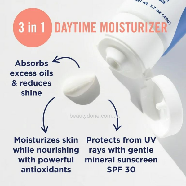 Сонцезахисний крем що зменшує жирність шкіри PanOxyl AM Oil Control Moisturizer SPF30 48 гр 0866 фото