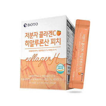 Низкомолекулярный коллаген с витамином С и персиком BOTO Low Molecular Collagen C Hyaluronic acid Peach (30 sticks) 5957 фото