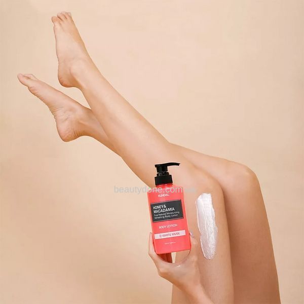 Лосьйон для тіла Амбра Ваніль Kundal Honey & Macadamia Pure Body Lotion Amber Vanilla 500ml 5869 фото