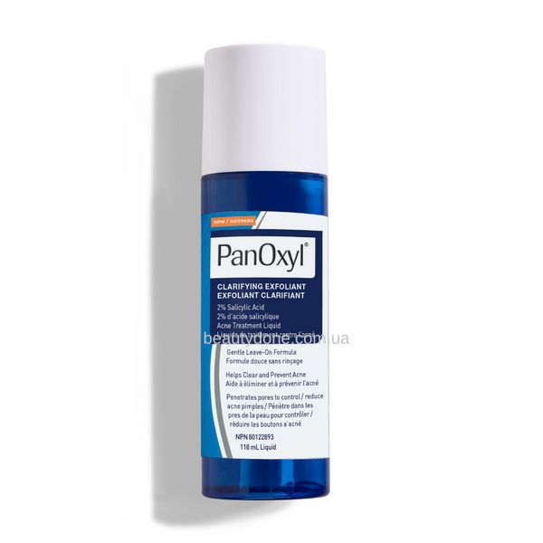 Тонер з ВНА 2% саліцилової кислоти PanOxyl Clarifying Exfoliant 2% Salicylic Acid 118 мл 0536 фото