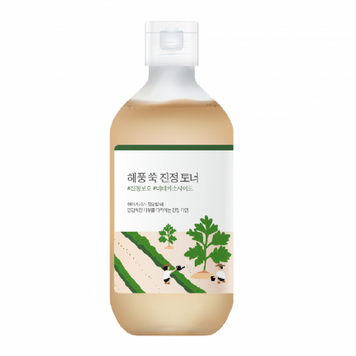 Заспокійливий тонер з морським полином ROUND LAB MUGWORT Calming Toner 300 ml 8589 фото