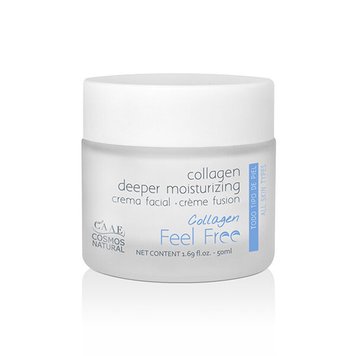 Ночной и дневной крем с коллагеном и гиалуроновой кислотой и мятой FEEL FREE Deeper Moisturizing Night Cream 50 ml 1078 фото