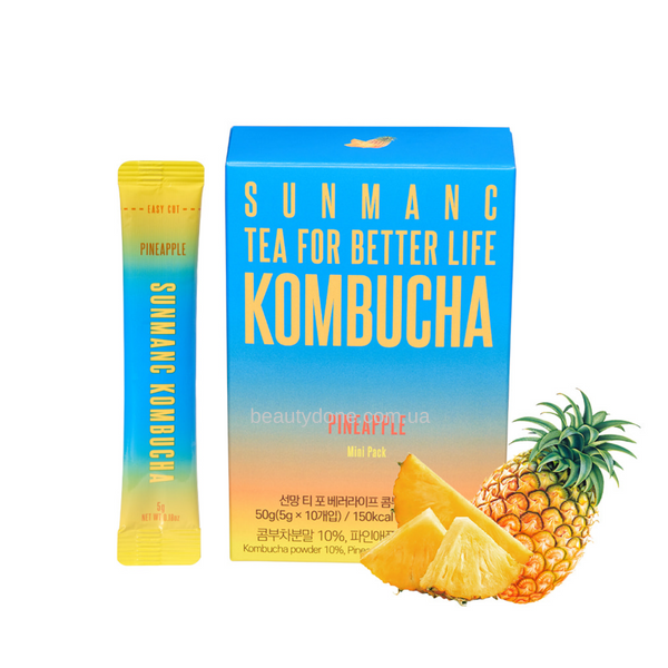 Комбуча з пробіотиками і віт С SUNMANC Kombucha PineApple 30 шт big_6293 фото
