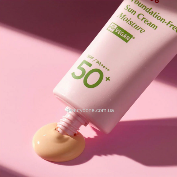 Сонцезахисний тонувальний крем для обличчя Manyo Foundation-Free Sun Cream Moisture SPF50+/PA++++ 15 мл 4707 фото