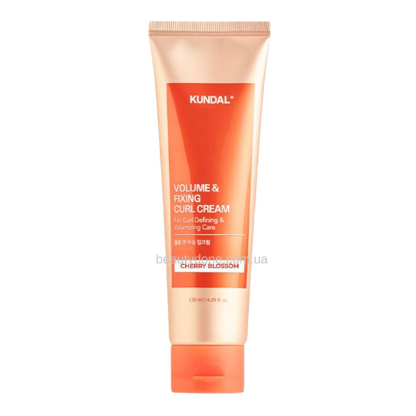 Крем для фиксации локонов и укладки Kundal Volume and Fixing Curl Cream Cherry Blossom 130 ml 6278 фото