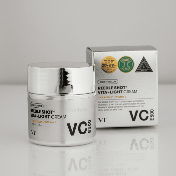 Освітлюючий вітамінний крем з вітаміном Е та мікроголками VT Reedle Shot Vita-Light Cream, 50 мл 1489 фото