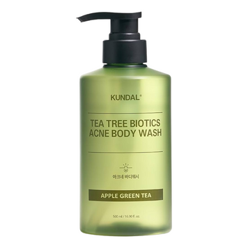 Гель для душа від висипів з пробіотиками Kundal Tee Tree Bioticts Acne Body Wash Apple Green Tea 500ml 2382 фото