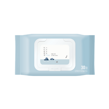 Очистительные салфетки для снятия макияжа и SPF Round Lab 1025 Dokdo Cleansing Tissue 4341 фото