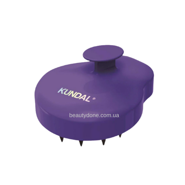 Массажная силиконовая щетка для мытья головы Kundal Scalp Massage Shampoo Brush 2383 фото