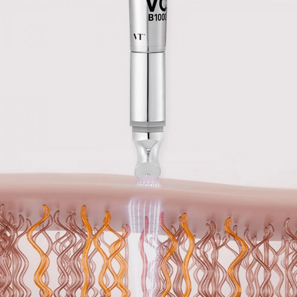 Освітлюючий крем під очі з вітаміном С та зі встроеним вібратором VT Cosmetics Reedle Shot Vita-Light Eye Cream, 15 мл (термін придатності до 22.07.2027) sale_4456 фото
