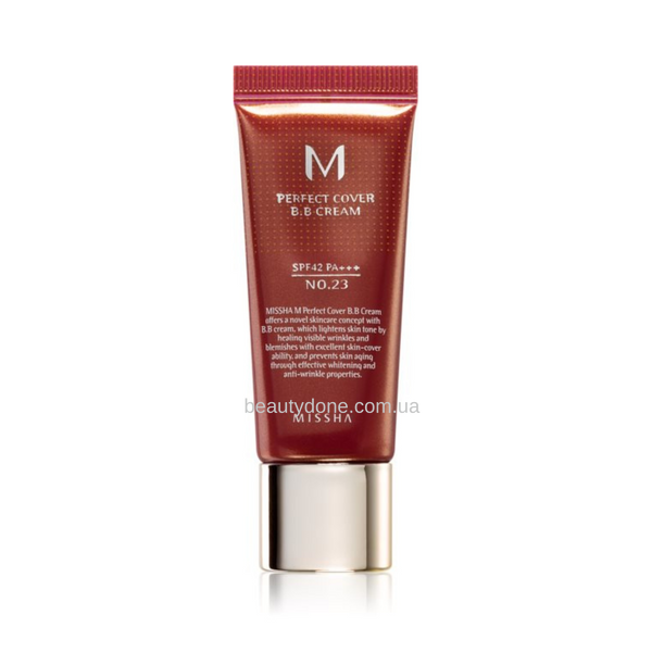 Тональный ВВ крем MISSHA Perfect Cover BB cream SPF 42 PA+++ #23 20 ml 6230 фото