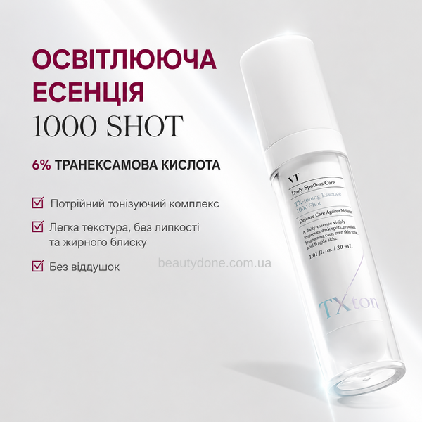 Интенсивно микроигловая есенция для осветления пигментации и постакне VT Cosmetics TX-Toning Essence 2000 Shot 30 мл 7740 фото