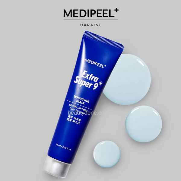 Маска-плівка з ліфтинг ефектом MEDIPEEL Extra Super 9 Plus Glow Lifting Wrapping Mask 4ml 3795 фото
