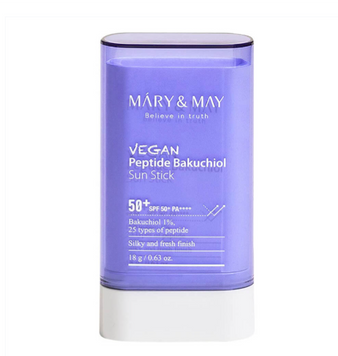 Сонцезахисний стік з пептидами Mary&May Vegan Peptide Bakuchiol Sun Stick SPF50+ PA++++ 18gr 4145 фото