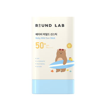 Дитячий сонцезахисний стік на мінеральних (фізичних) фільтрах ROUND LAB Baby Mild Sun Stick SPF50+ PA++++, 21 г 2711 фото