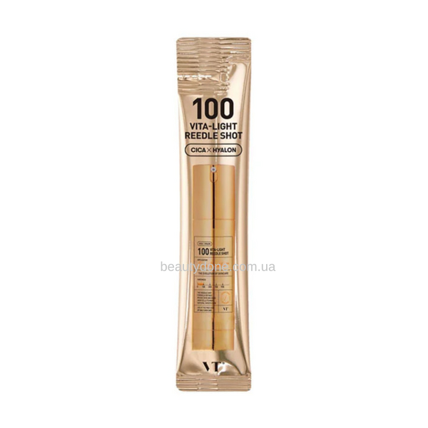 Мікроголковий бустер з вітаміном С VT Cosmetics Vita-Light Reedle Shot 100 Stick 2ml  9367 фото