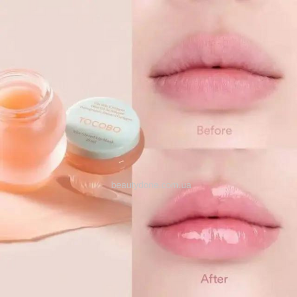 Зволожувальна та регенерувальна маска для губ TOCOBO Vita Glazed Lip Mask 20ml 7477 фото