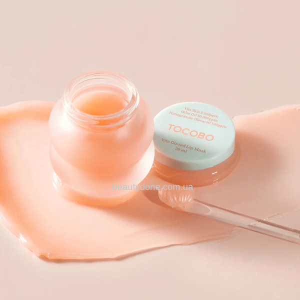 Увлажняющая и регенерирующая маска для губ TOCOBO Vita Glazed Lip Mask 20ml 7477 фото