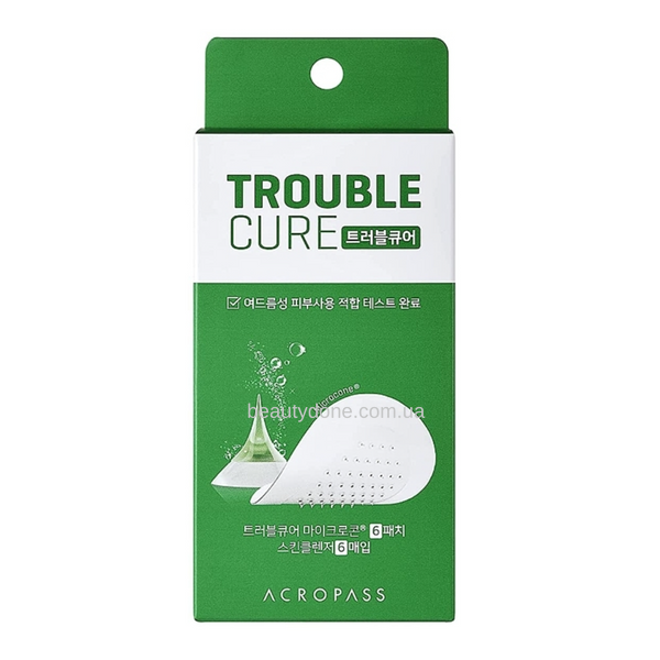 Патчи с микроиглами от высыпаний Acropass Trouble Cure Patch 6 шт патчей+6 шт салфеток 3654 фото