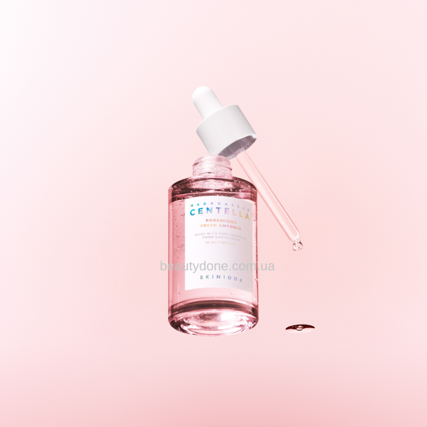 Мультиуниверсальная сыворотка для сужения пор с центеллой 50.47% SKIN1004 Madagascar Centella Poremizing Fresh Ampoule 50 ml copy_4589 фото