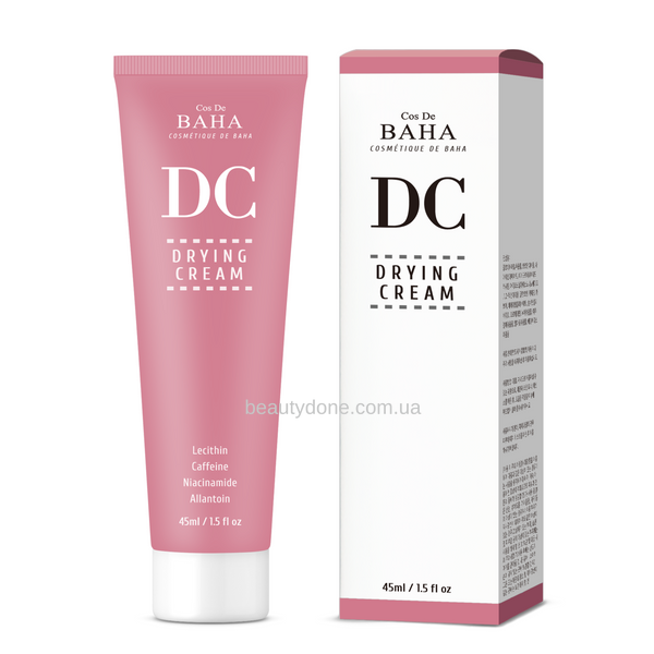 Матирующий крем с лецитином COS DE BAHA DC Drying Cream 45 ml 8534 фото