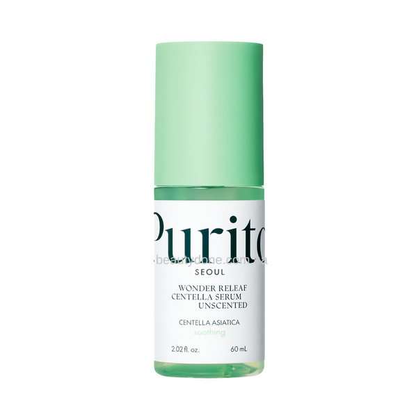 Сыворотка без ароматизаторов и масел Purito SEOUL Wonder Releaf Centella Serum Unscented 60 ml 3738 фото